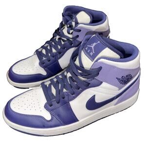DQ8426-515 Nike Air Jordan 1 Mid Sky J Purple White Light Blueberry (Men's) 11.5